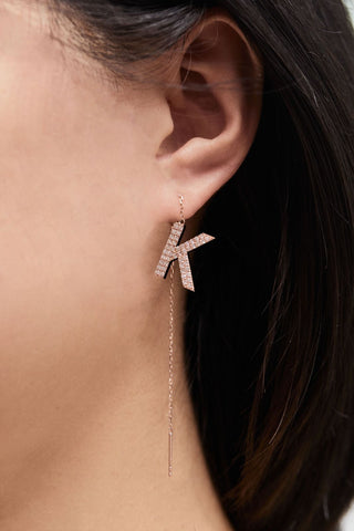 K Diamond Earring