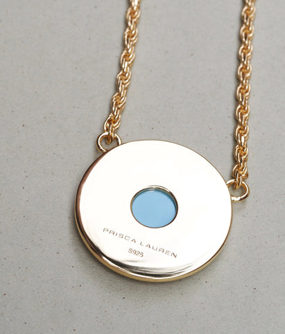 THE ROUND EVIL EYE NECKLACE