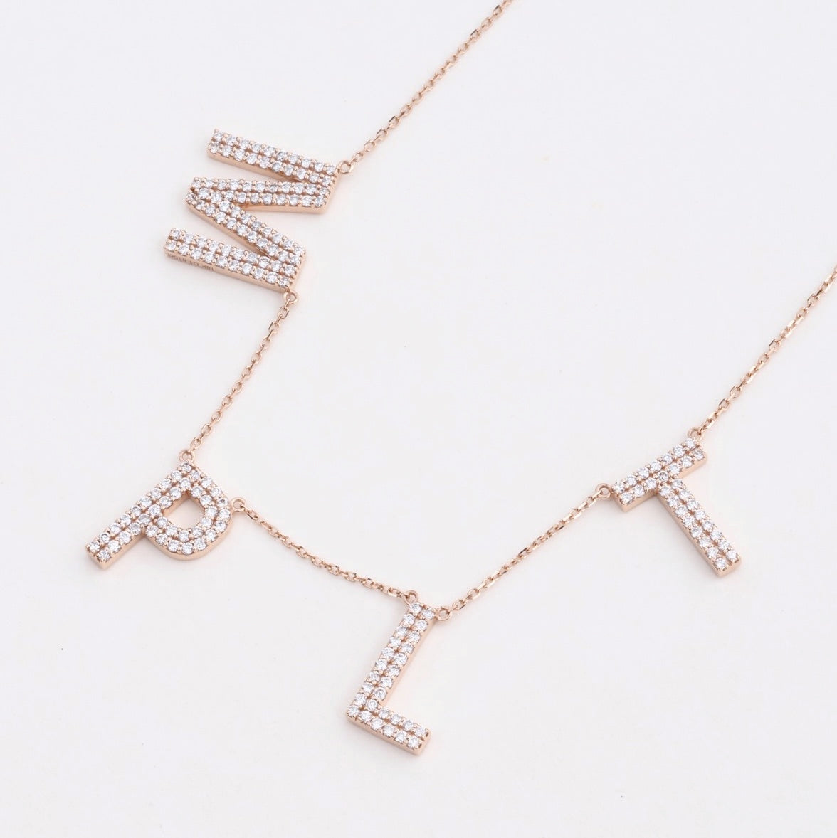 M, P, L, T Necklace