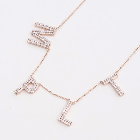 M, P, L, T Necklace