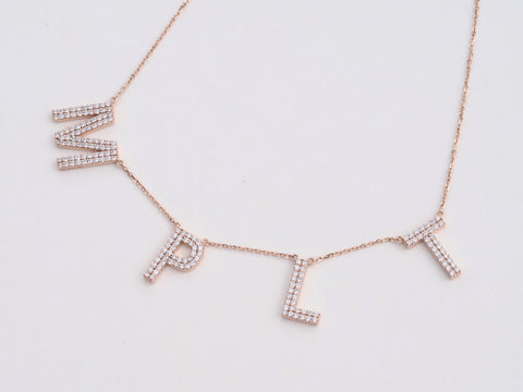 M, P, L, T Necklace