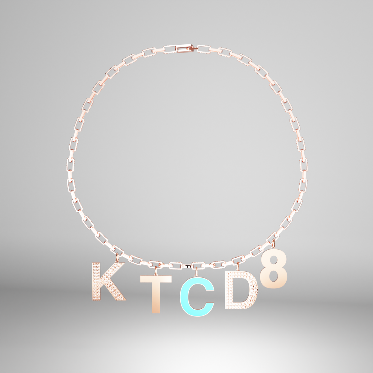 KTCD8 Charm Necklace