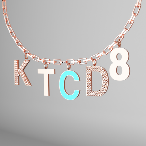 KTCD8 Charm Necklace